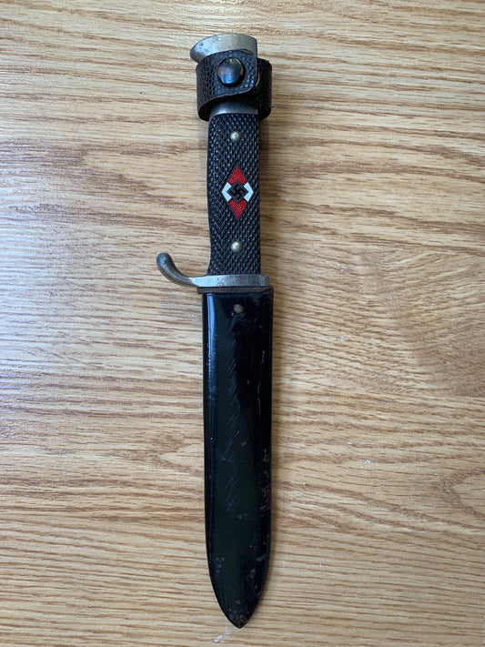 HJ dagger w/ scabbard - transitional, RZM M7/85