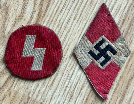 DJ and HJ cloth sleeve insignia