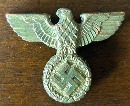 Reichsbahn visor cap metal eagle insignia