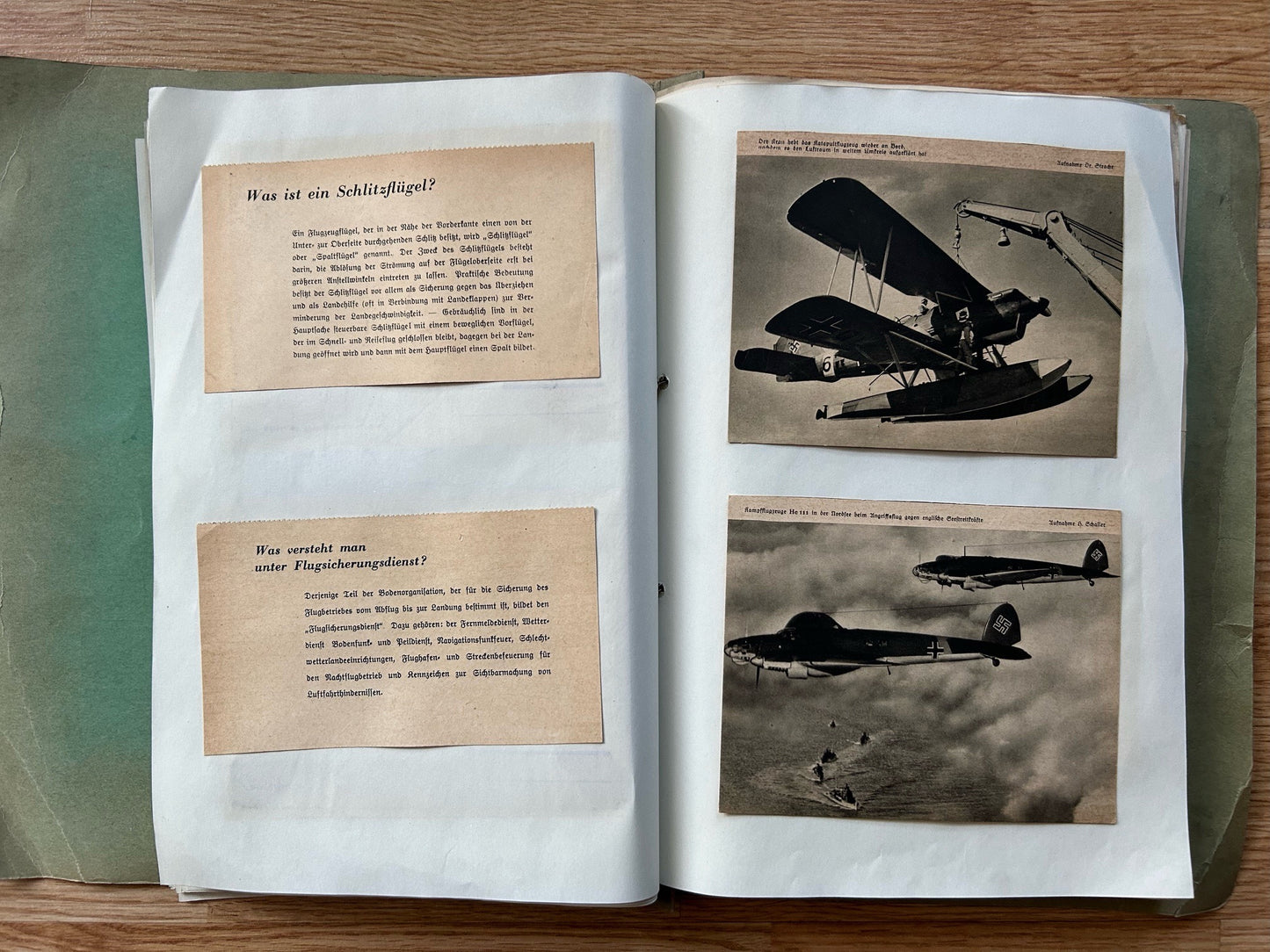 1942 German folder - postcards and newspaper clippings