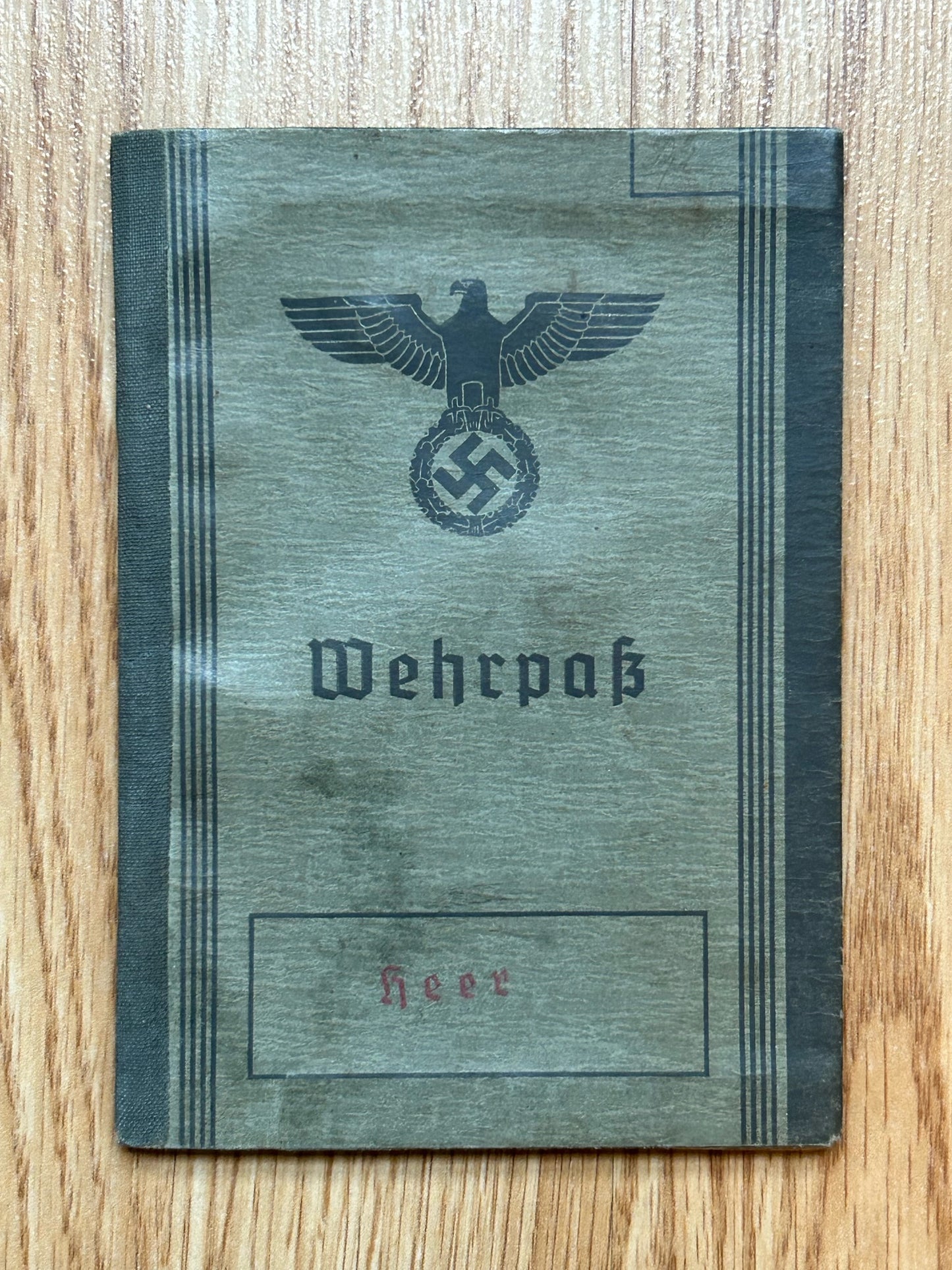 Wehrpass - Railway employee
