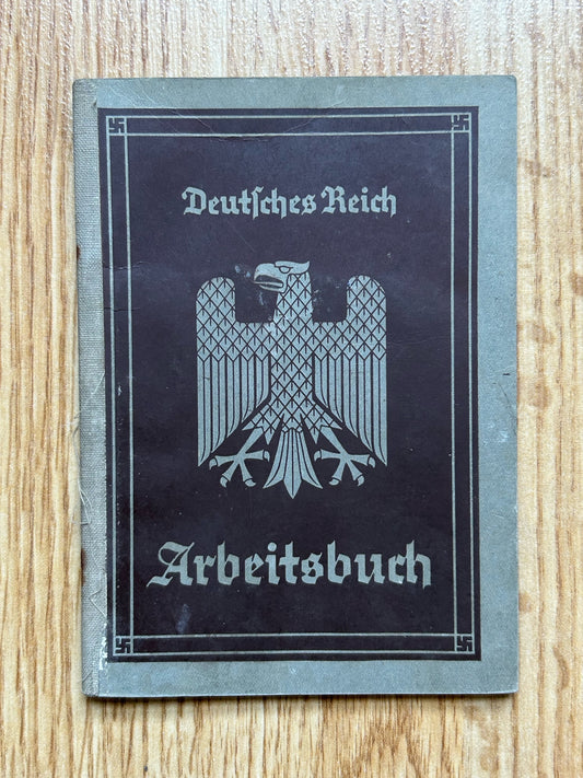 Arbeitsbuch - Westwall builder 1940, Saarland