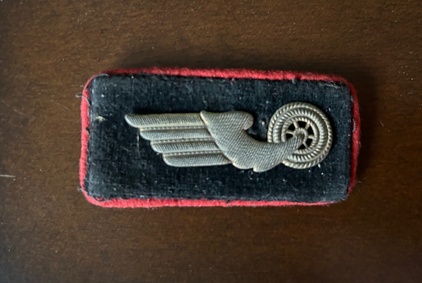 Reichsbahn single collar tab - rail-line service