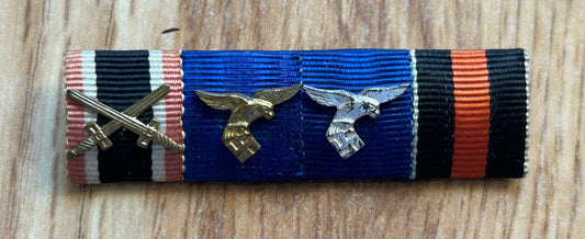 4 place Luftwaffe ribbon bar