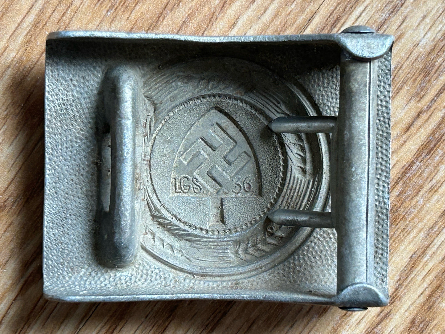 RAD belt buckle - marked LGS 36