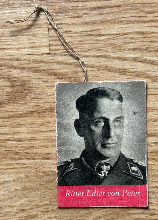 WHW donation booklet - Panzer commander von Peter