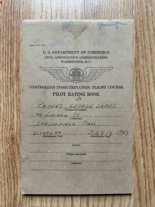 US pilot rating training book - 1943