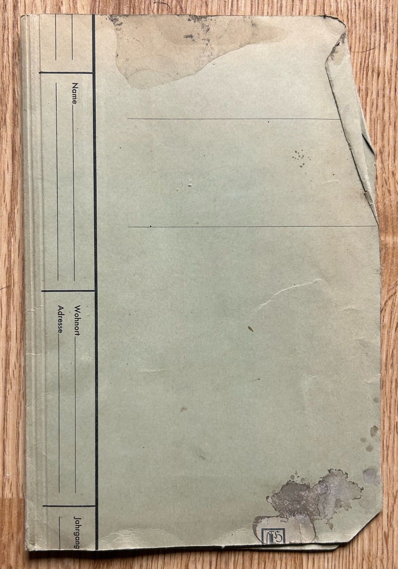 Folder of German Third Reich song sheets - HJ / NSDAP songs