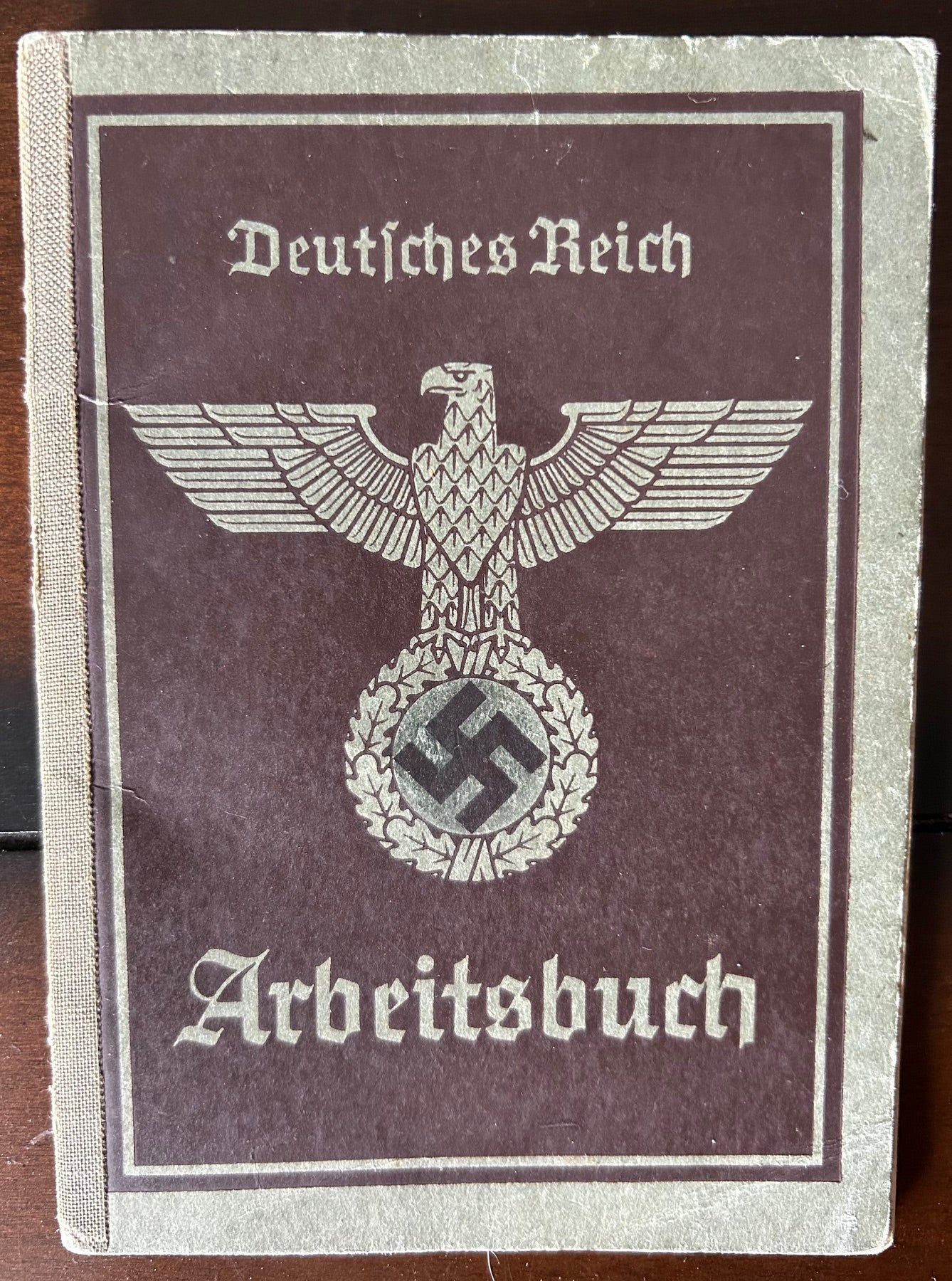 Arbeitsbuch - Junkers and BMW factory employee 1939-45