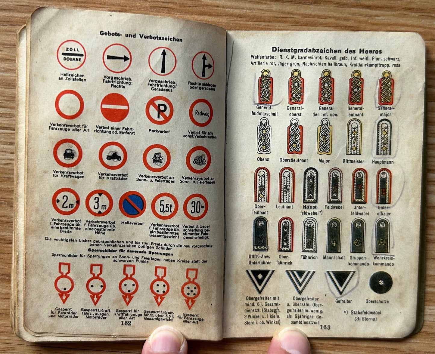1939 pocket calendar - colourized reference pages