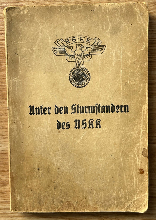 Unter den Sturmstandern des NSKK - softcover book 1936