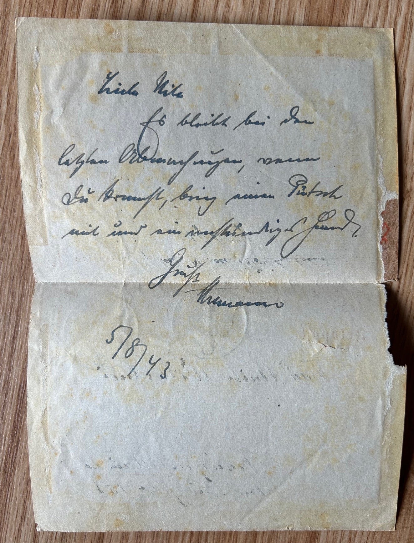 Feldpost letter / postcard grouping - Frankfurt resident
