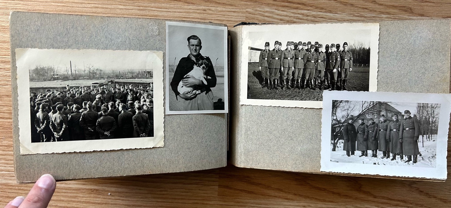 WW2 German family photo album - civilian, army, HJ, RAD