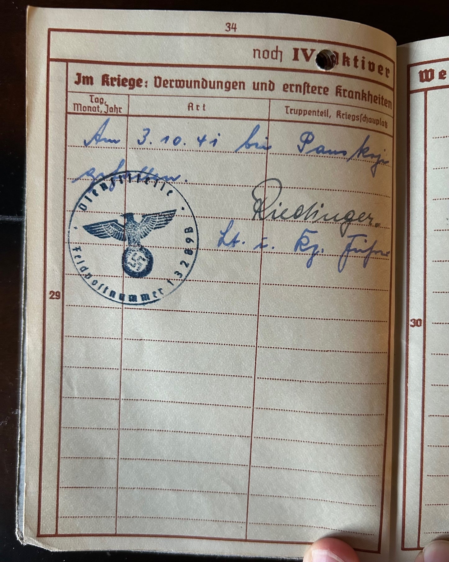 Wehrpass and medal grouping - Sergeant, KIA Battle of Moscow 41