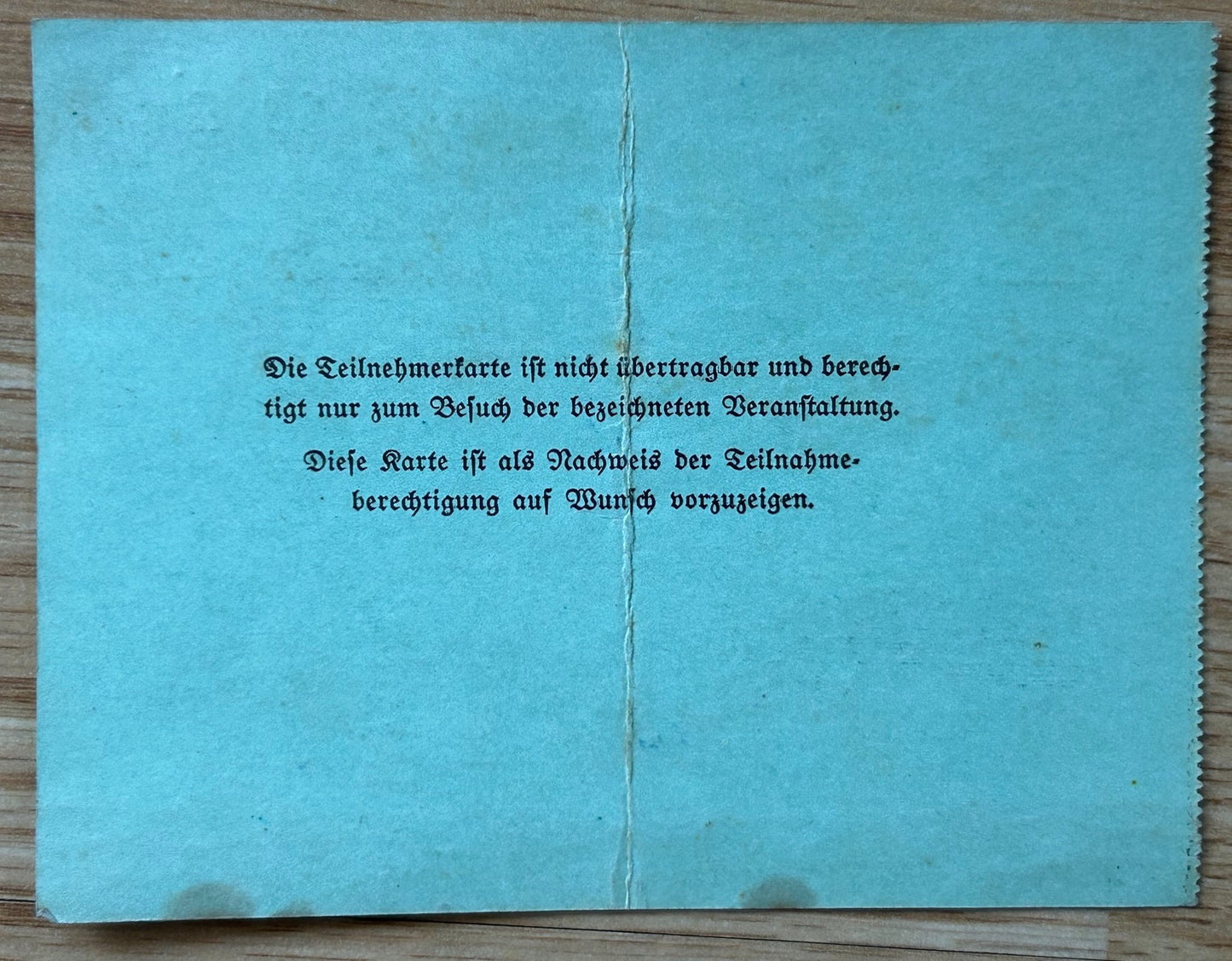DAF membership card - 1945