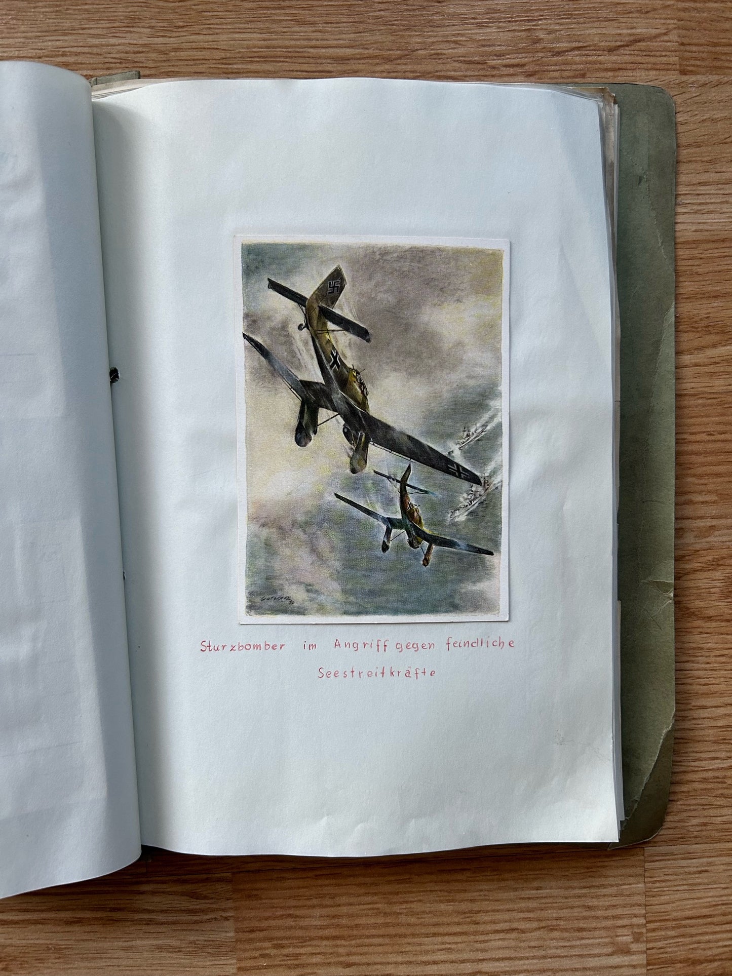 1942 German folder - postcards and newspaper clippings