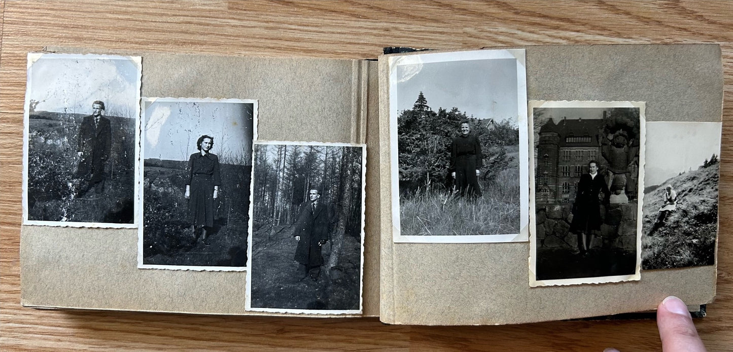 WW2 German family photo album - civilian, army, HJ, RAD