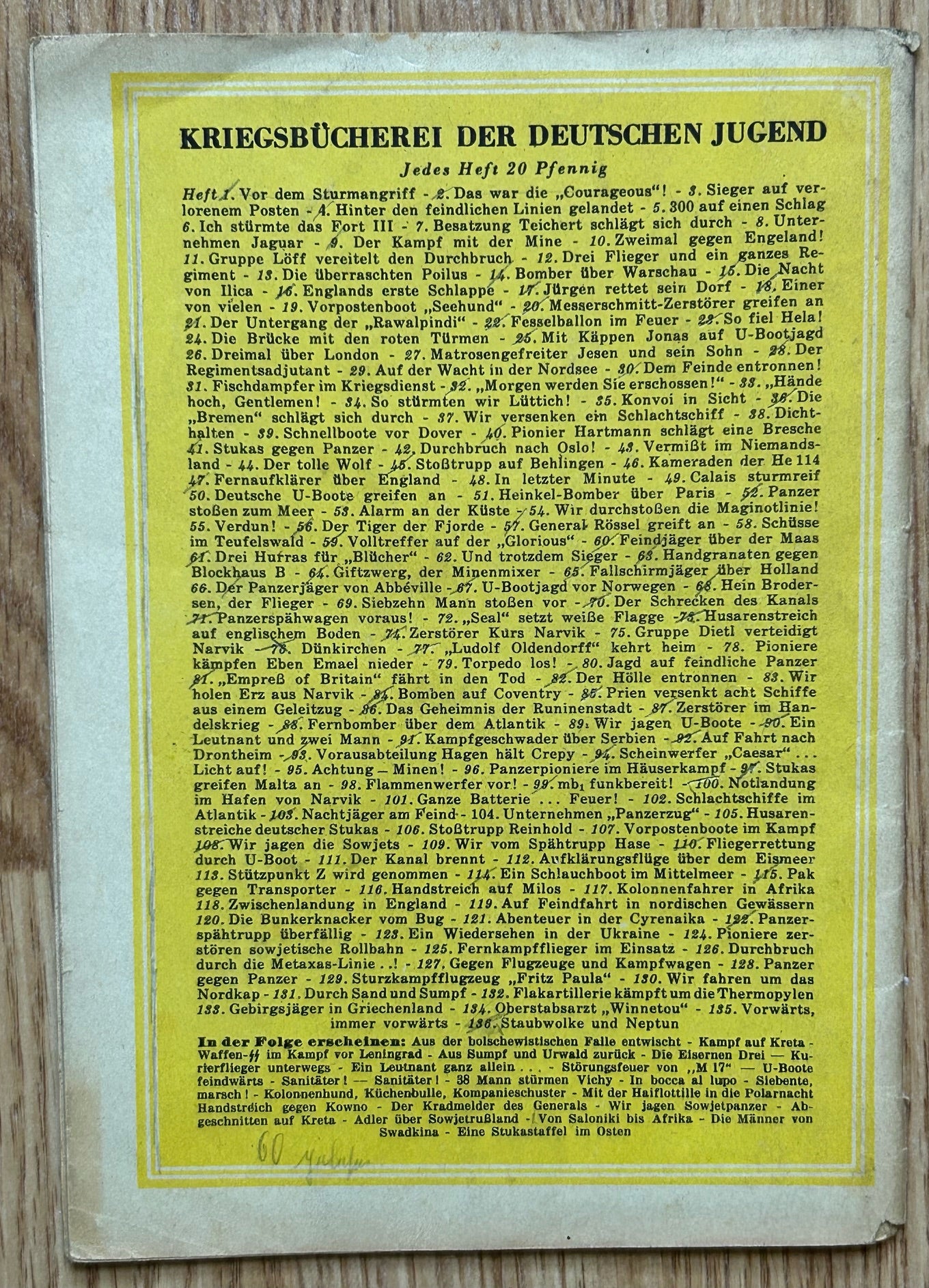Third Reich German youth book - Staubwolke und Neptun