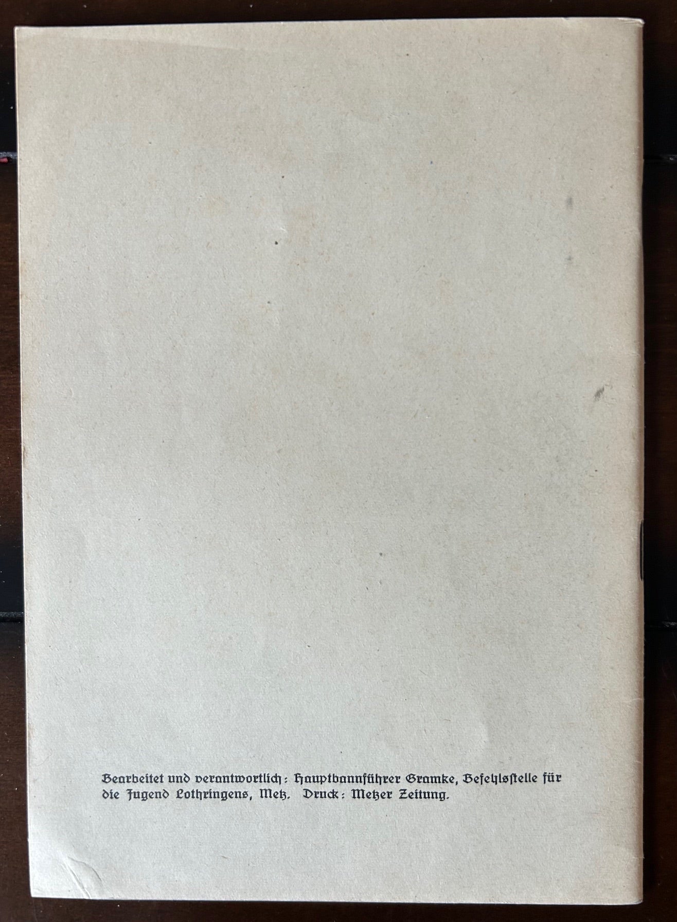 Führerdienst - HJ magazine, Lorraine region 1940