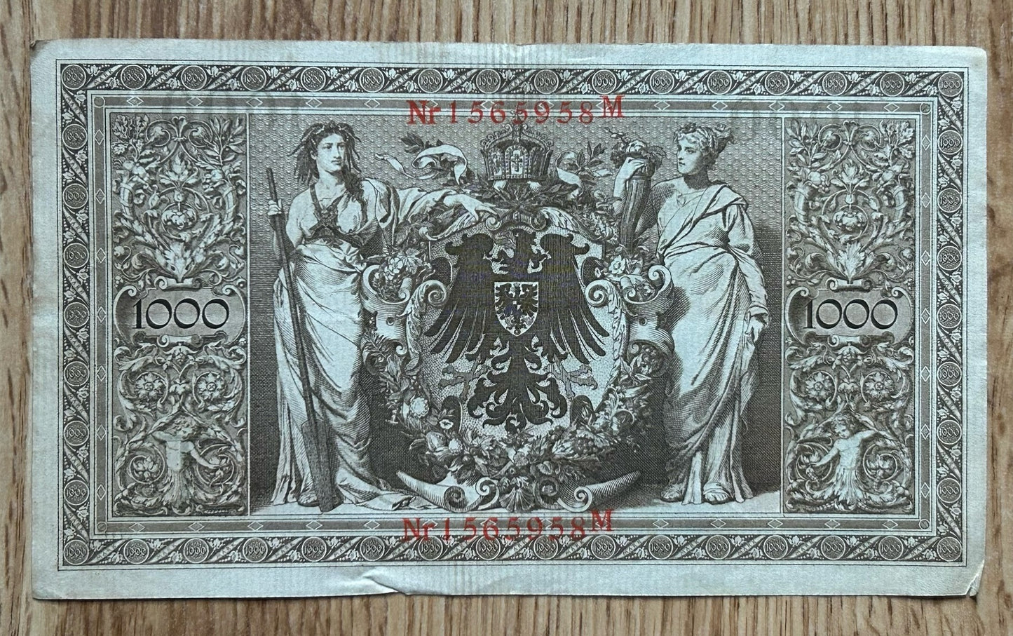 1000 Marks - WW1 German banknote