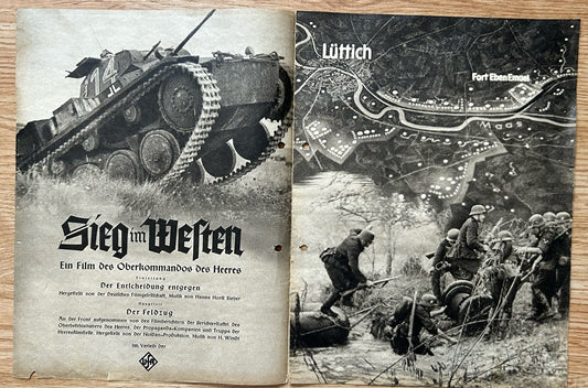 Sieg im Westen - 1941 propaganda film promotional magazine