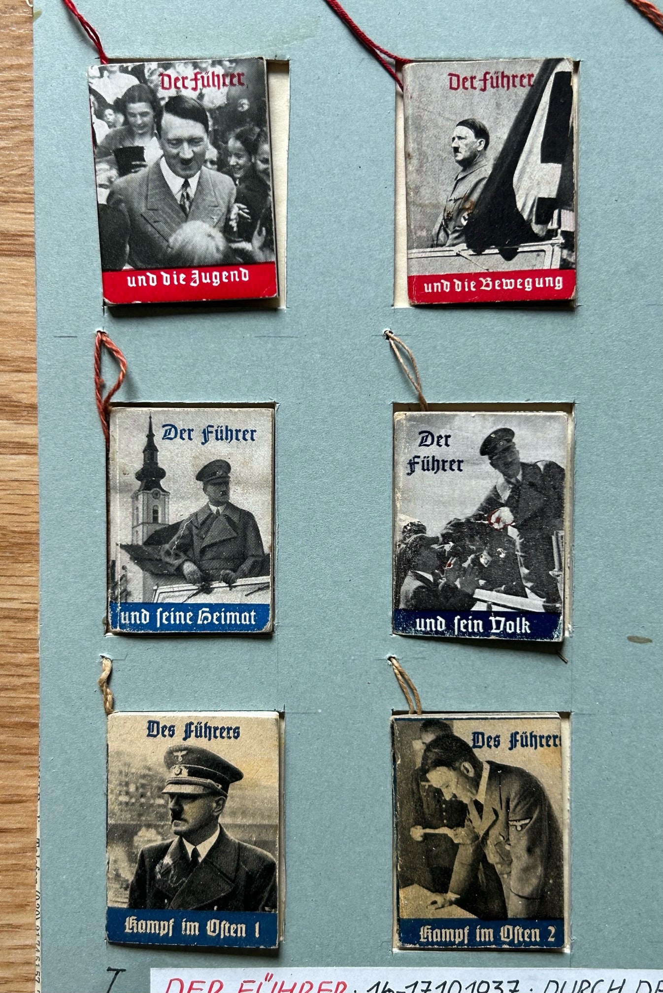 Set of 15 WHW donation booklets - Der Führer series