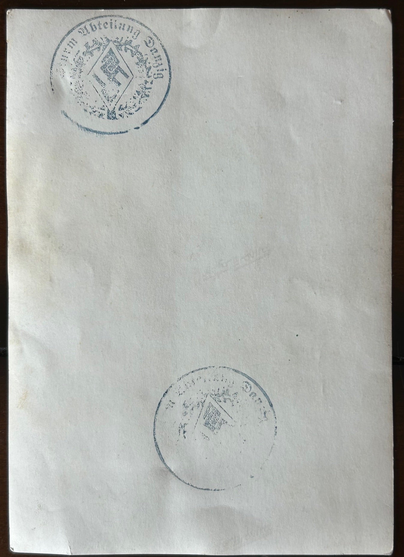 Photo of Hitler and Göring, Anschluss celebration 38 - Danzig party stamped