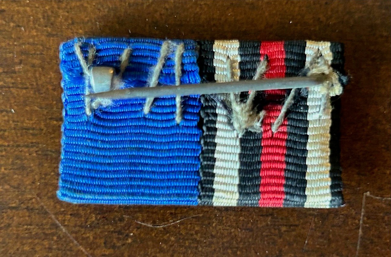 2 place ribbon bar - Hindenburg and 25 year service medal