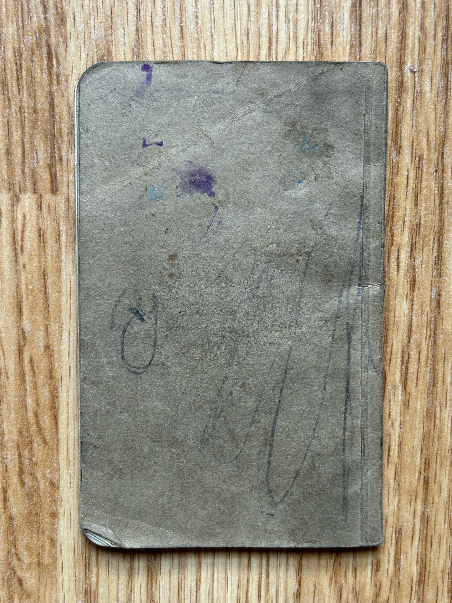 1930 German pocket calendar / notebook