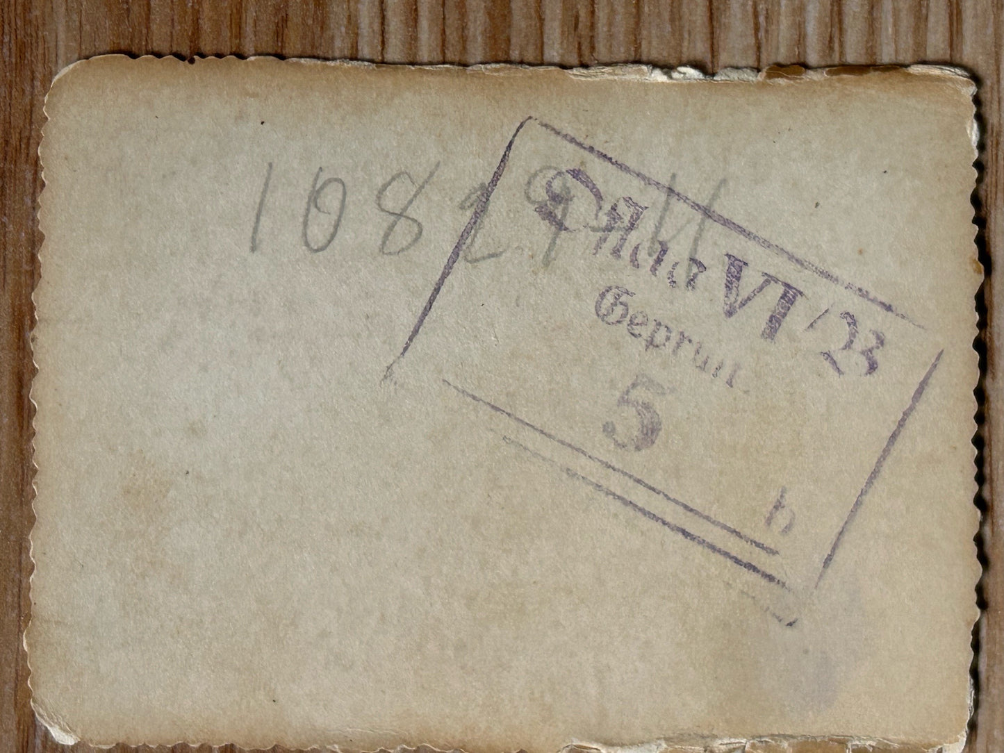 5 WW2 photos of Polish General in German captivity