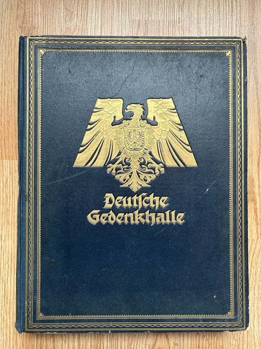 Deutsche Gedenkhalle German history book - 1924 edition