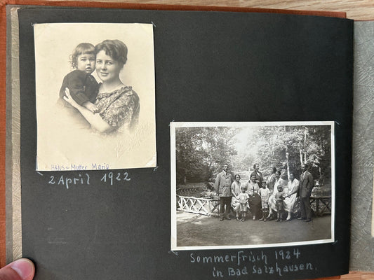 Childhood photo album - Mainz / Saarbrücken resident 1920's / 30's
