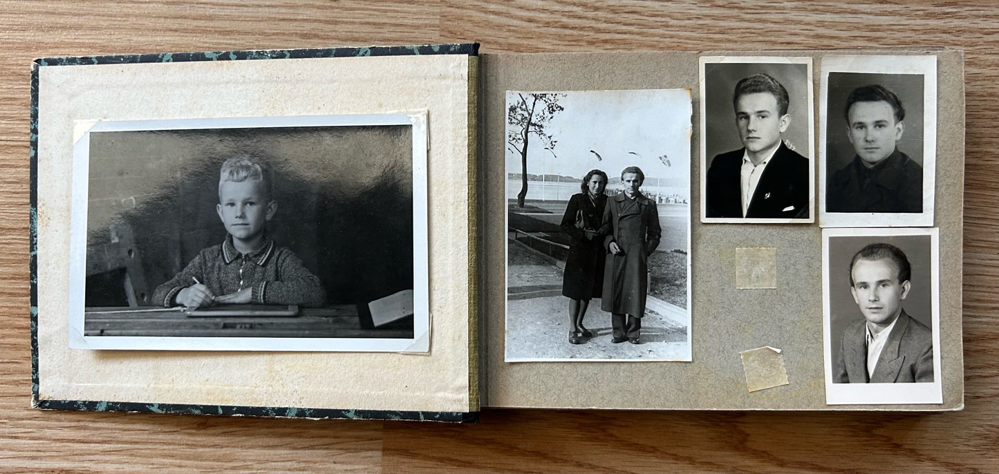 WW2 German family photo album - civilian, army, HJ, RAD