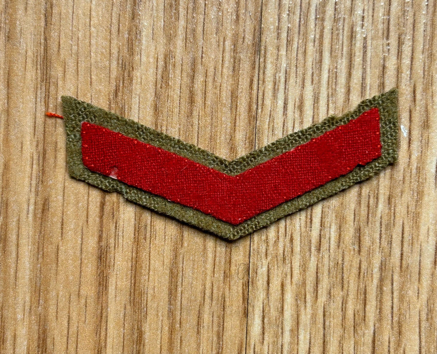 Japanese WW2 army cloth insignia - good conduct strip