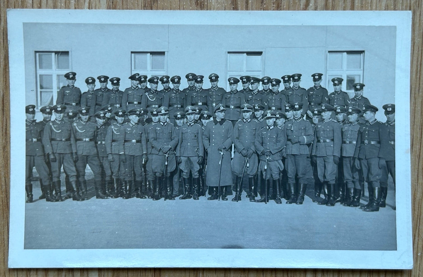 Group of 7 postcard photos - Heer officers and soldiers