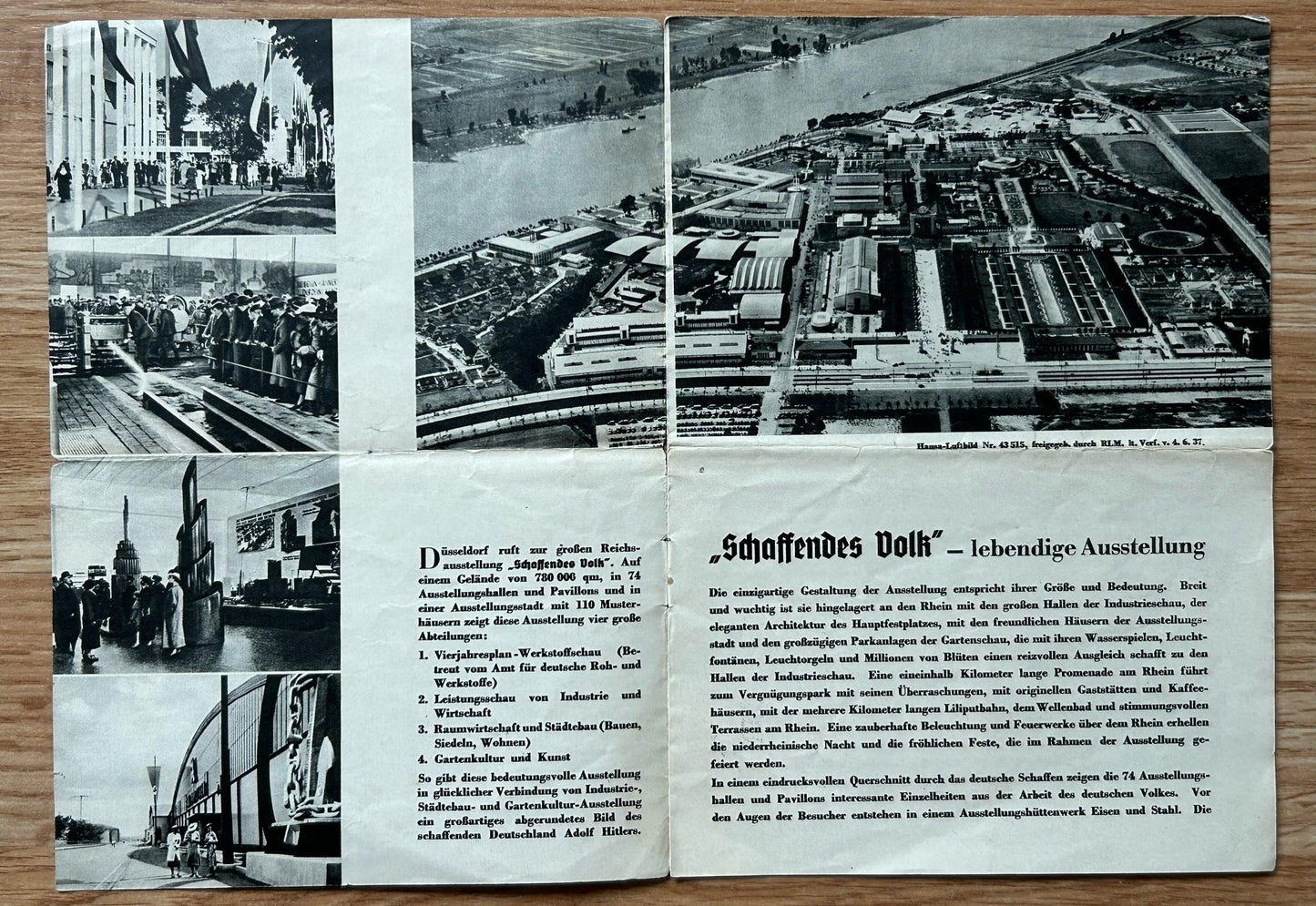 NSDAP art event pamphlet - Düsseldorf, 1937