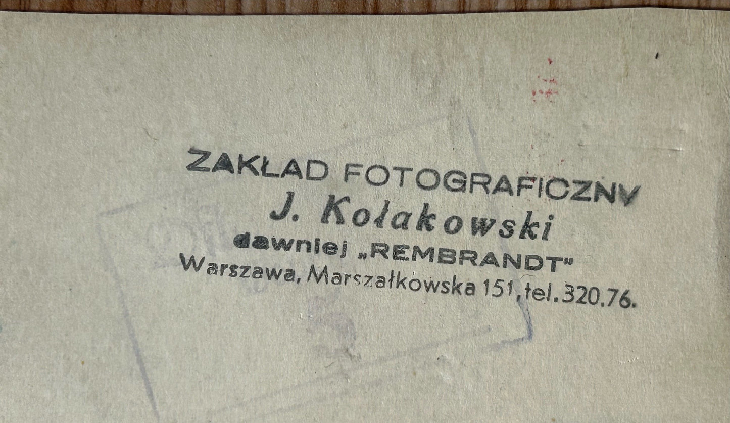5 WW2 photos of Polish General in German captivity