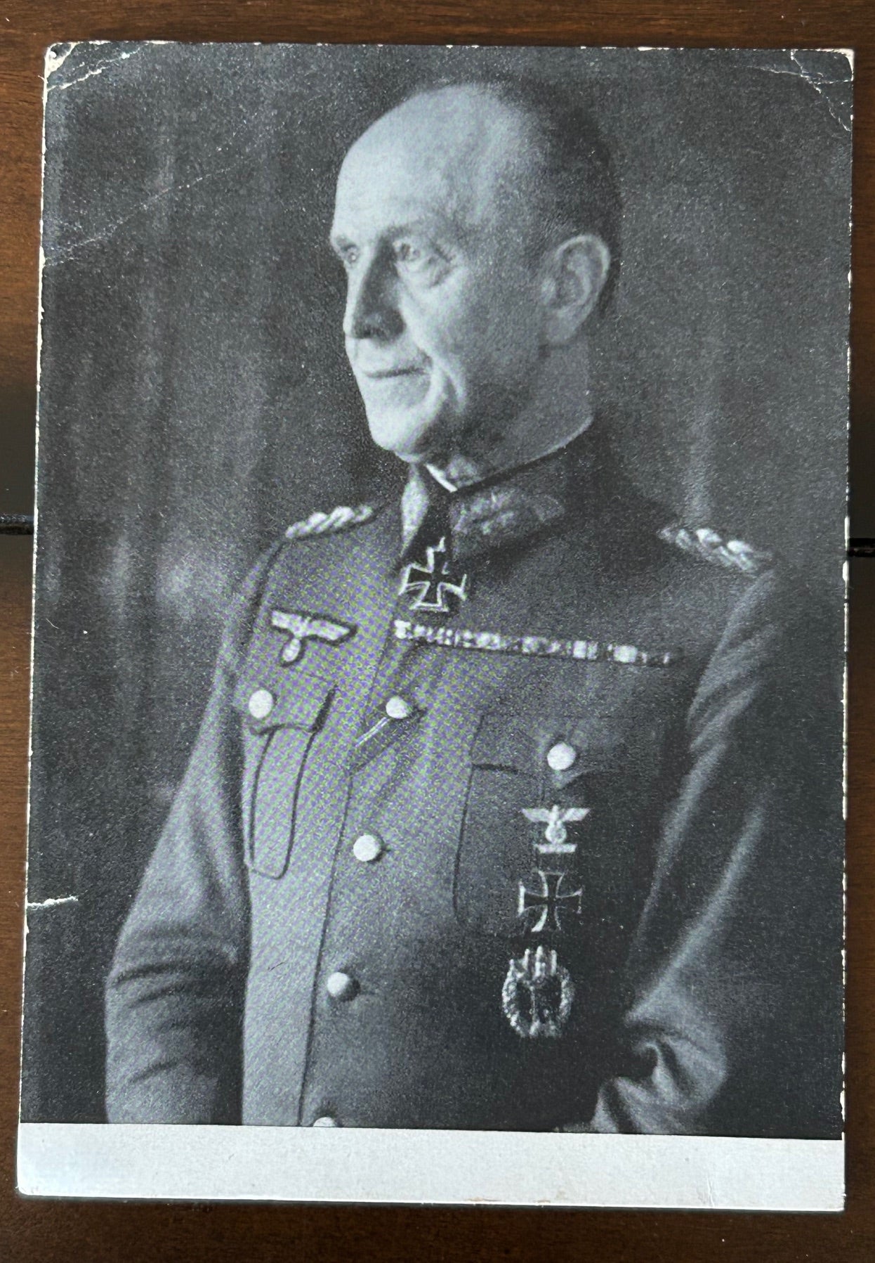 Photo postcard - General Schroth, Feldpost mailed 1944