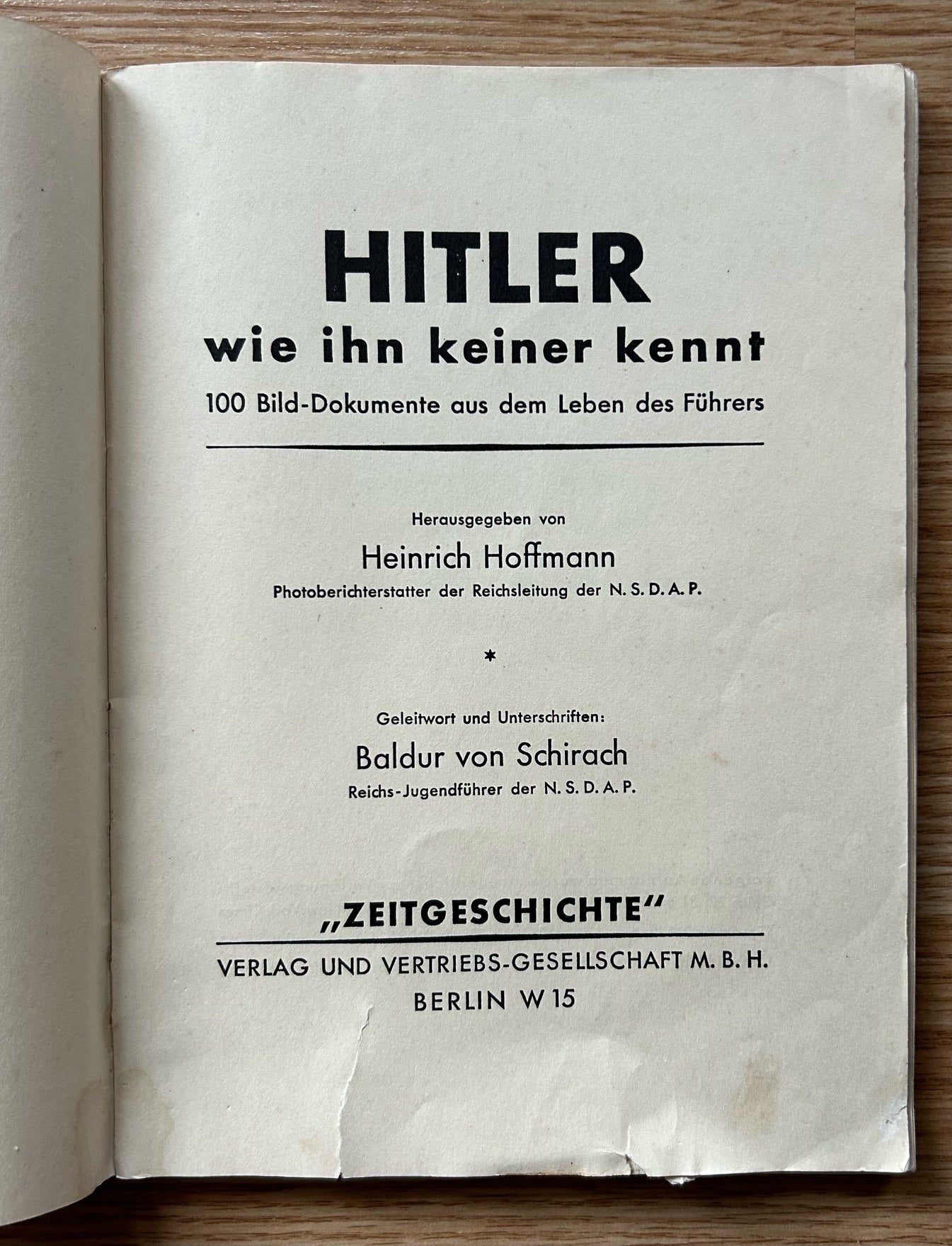 Hitler wie ihn keiner kennt book - 1932 softcover edition