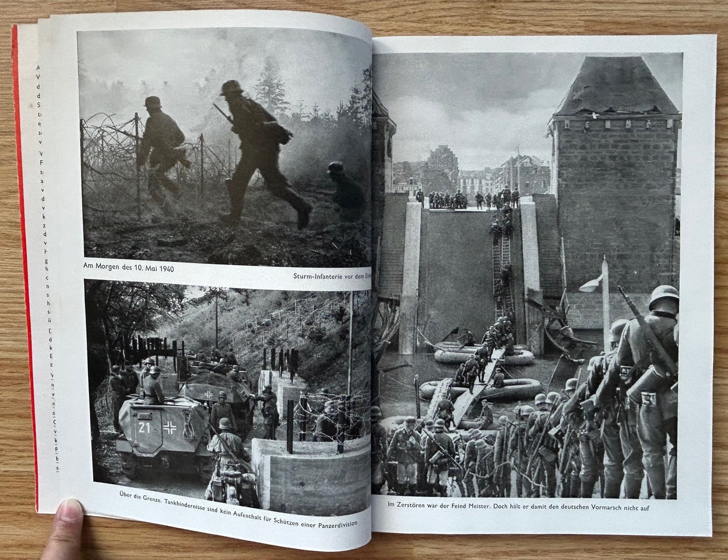 Mit Hitler im Westen softcover book 1940 - Hoffmann photos