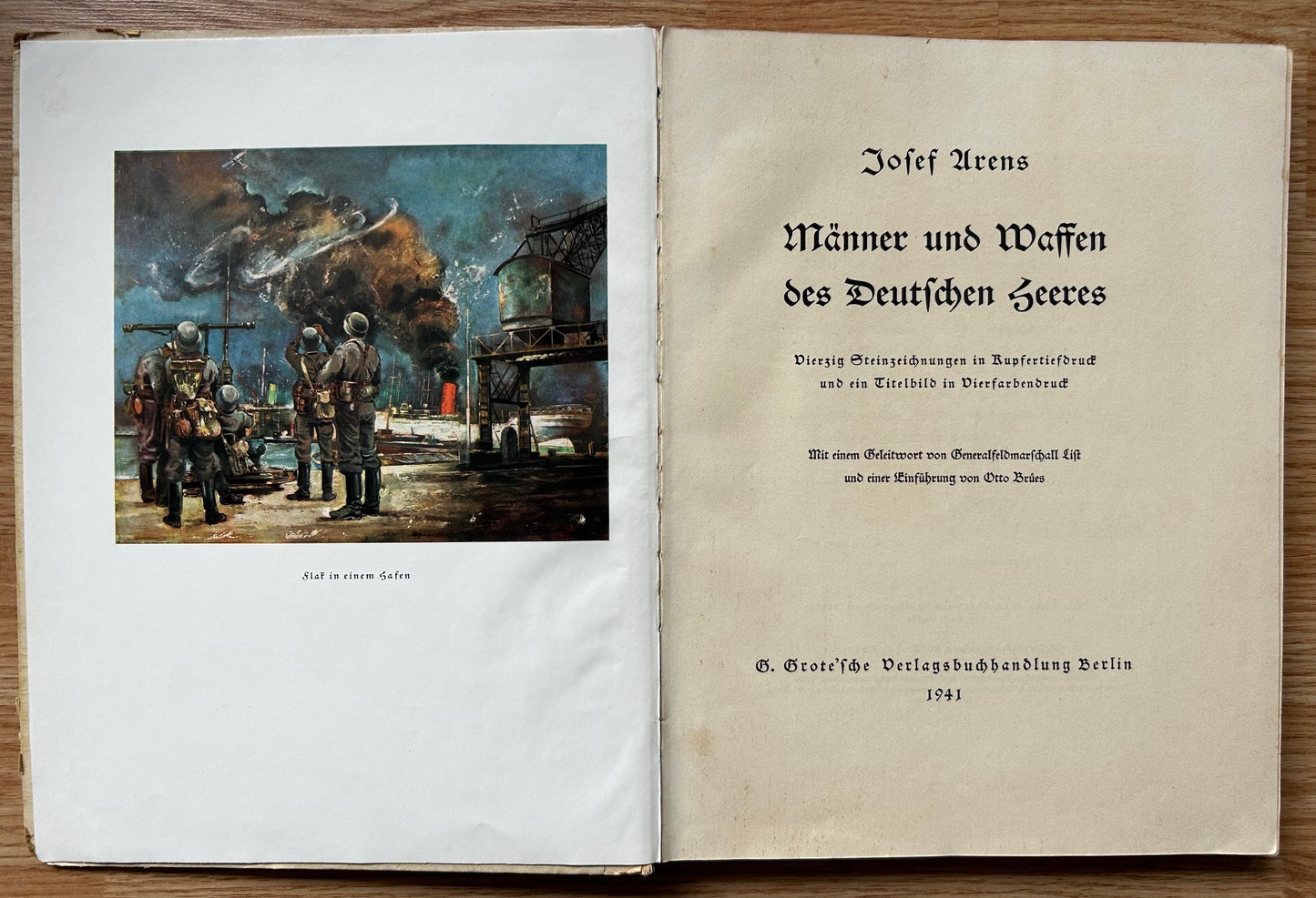 Männer und Waffen des Deutschen Heeres- Hardcover book of prints