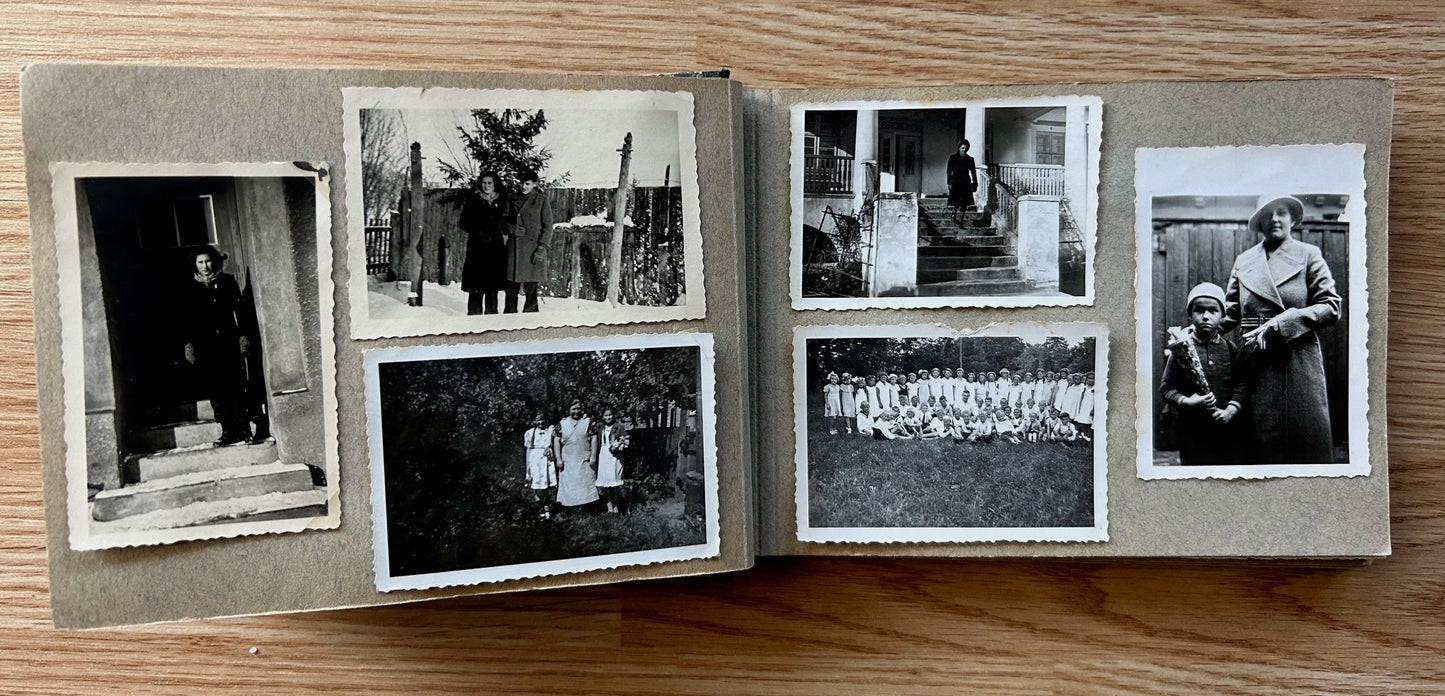 WW2 German family photo album - civilian, army, HJ, RAD