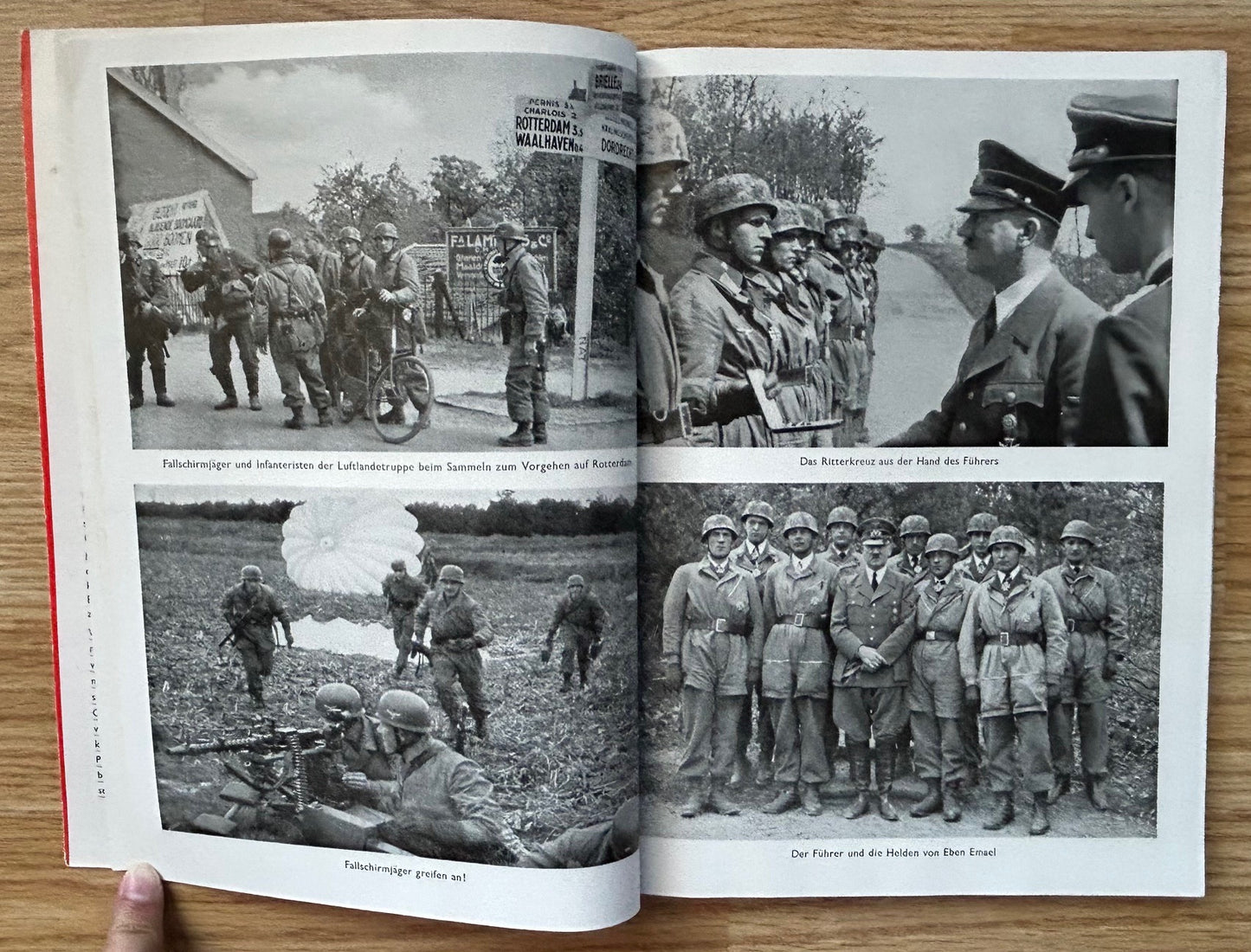 Mit Hitler im Westen softcover book 1940 - Hoffmann photos