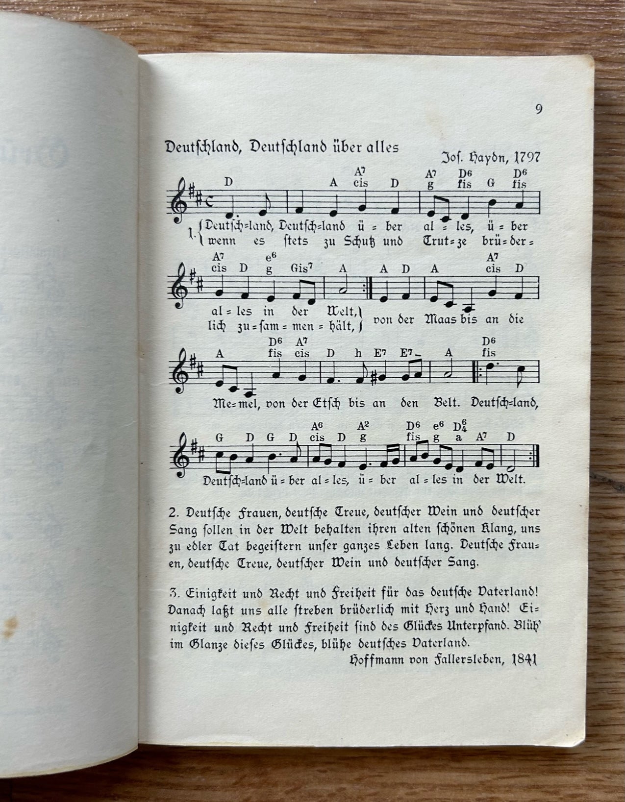 DAF member’s grouping - ID and song book