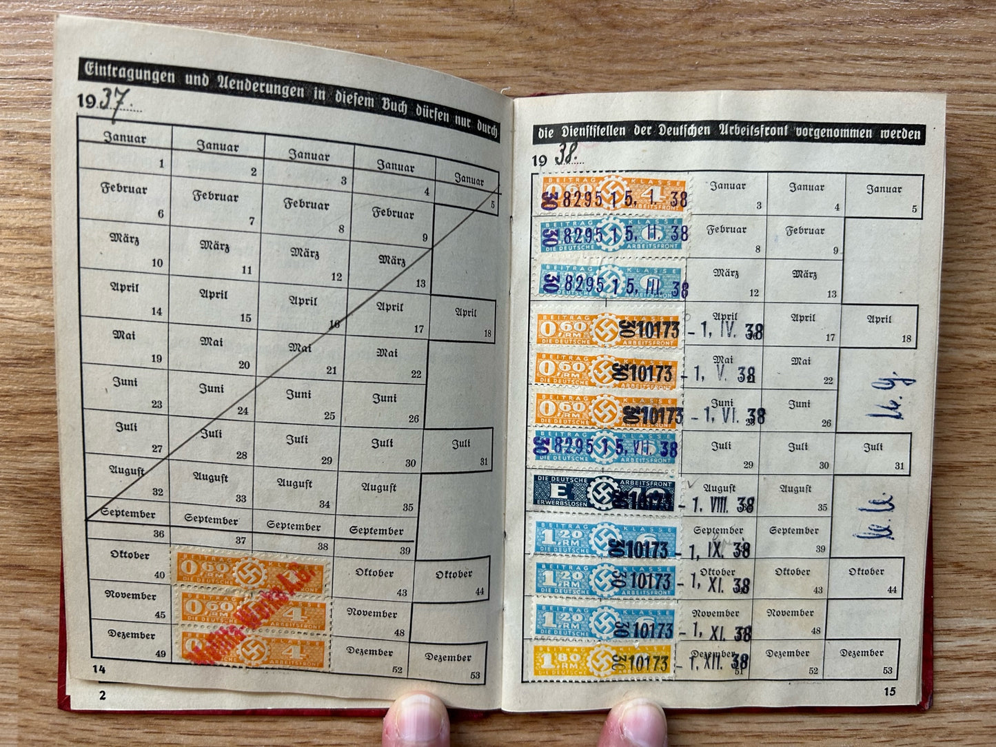 DAF member’s grouping - ID and song book