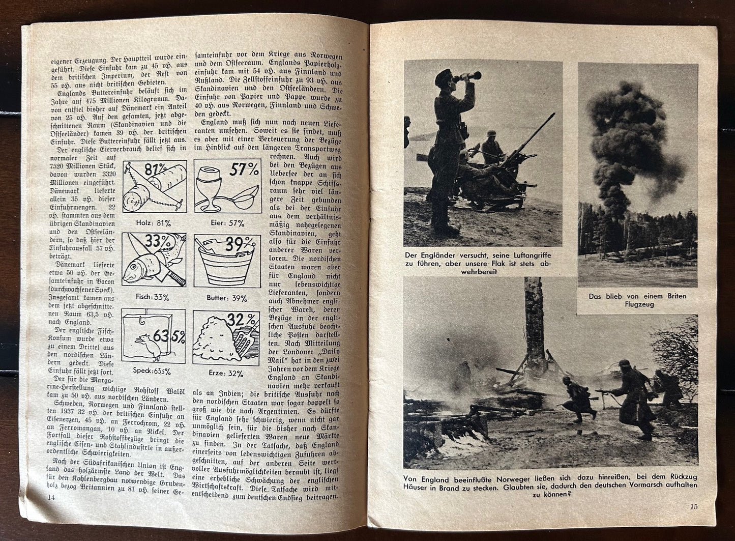 Kleine Kriegshefte nr. 3 - 10 Stunden schneller! 1940 booklet