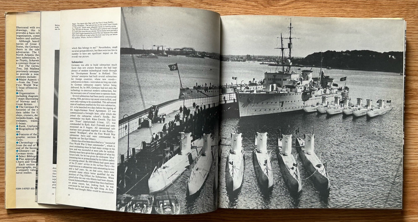 The German Navy in World War Two - hardcover reference book