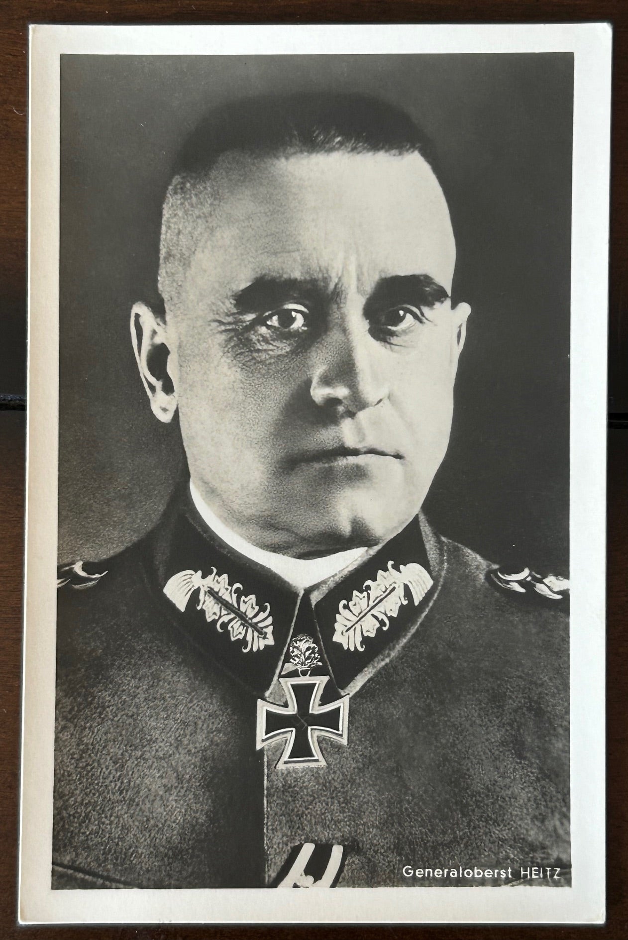 Photo postcard - General Heitz, Stalingrad commander, POW