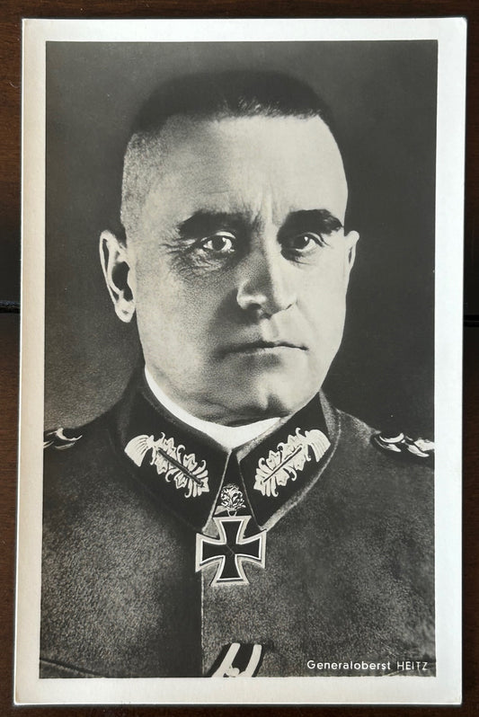 Photo postcard - General Heitz, Stalingrad commander, POW