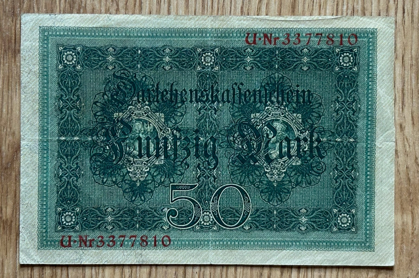 50 Marks - WW1 German banknote